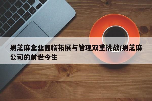 黑芝麻企业面临拓展与管理双重挑战/黑芝麻公司的前世今生